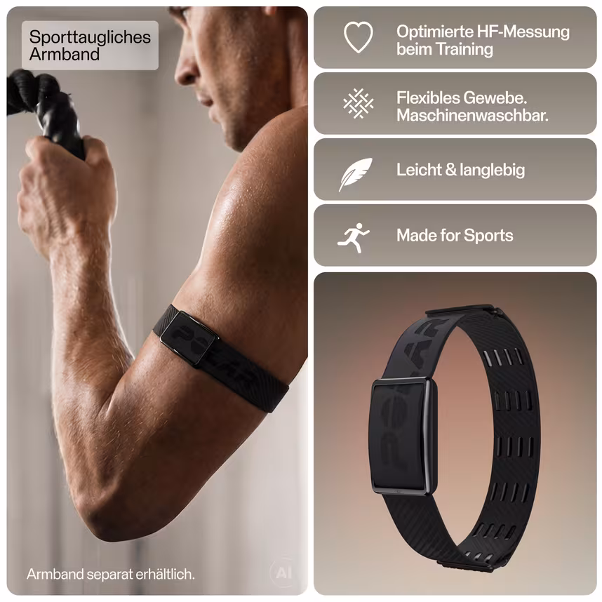 Polar Loop Oberarmband Grey L-XL