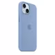 Apple iPhone 15 Silikon Case mit MagSafe winter blue