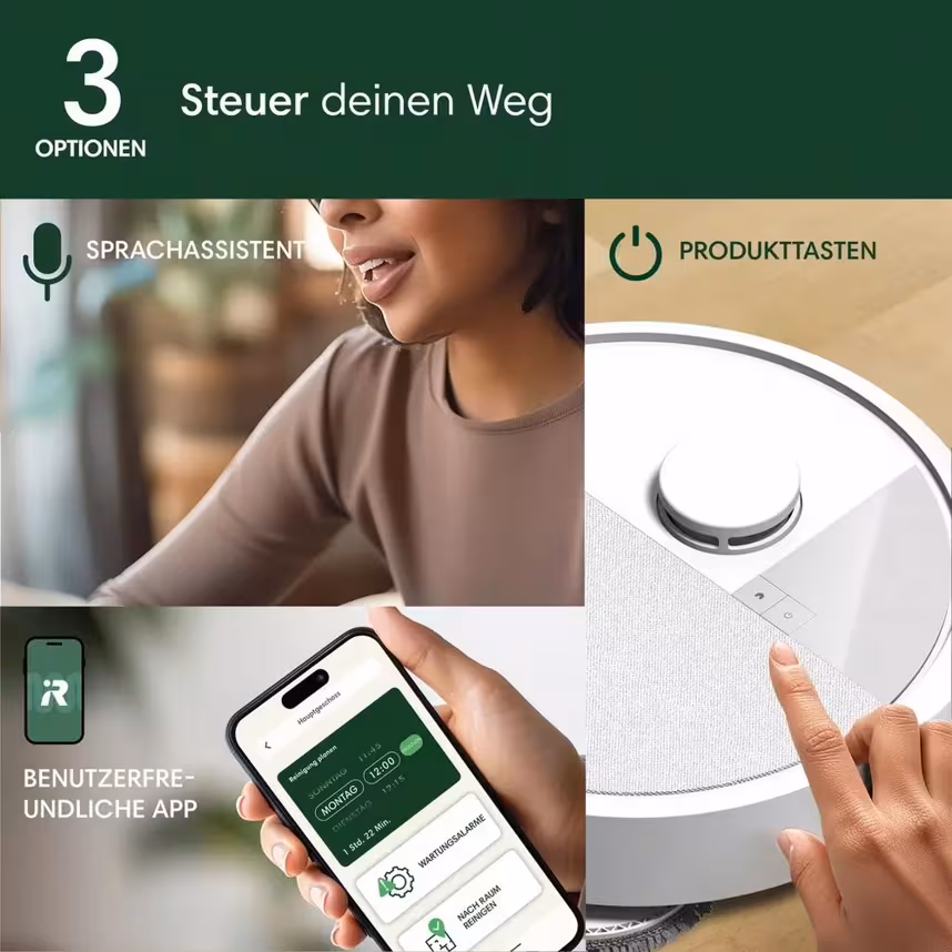 iRobot Roomba 405 Combo Plus Roboter weiß