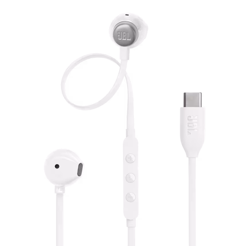 JBL Tune 305C kabelgebundener USB-C In-Ear Kopfhörer weiß