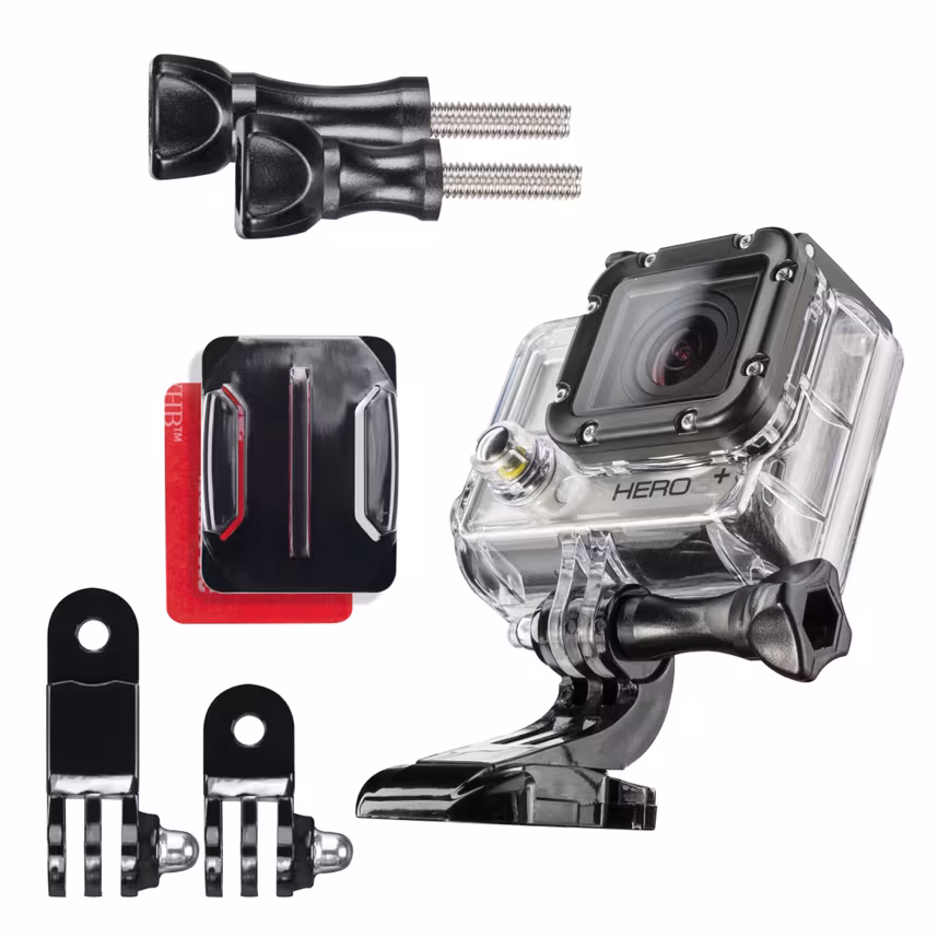 Mantona 20235  Helm-Befestigungsset f&uuml;r GoPro