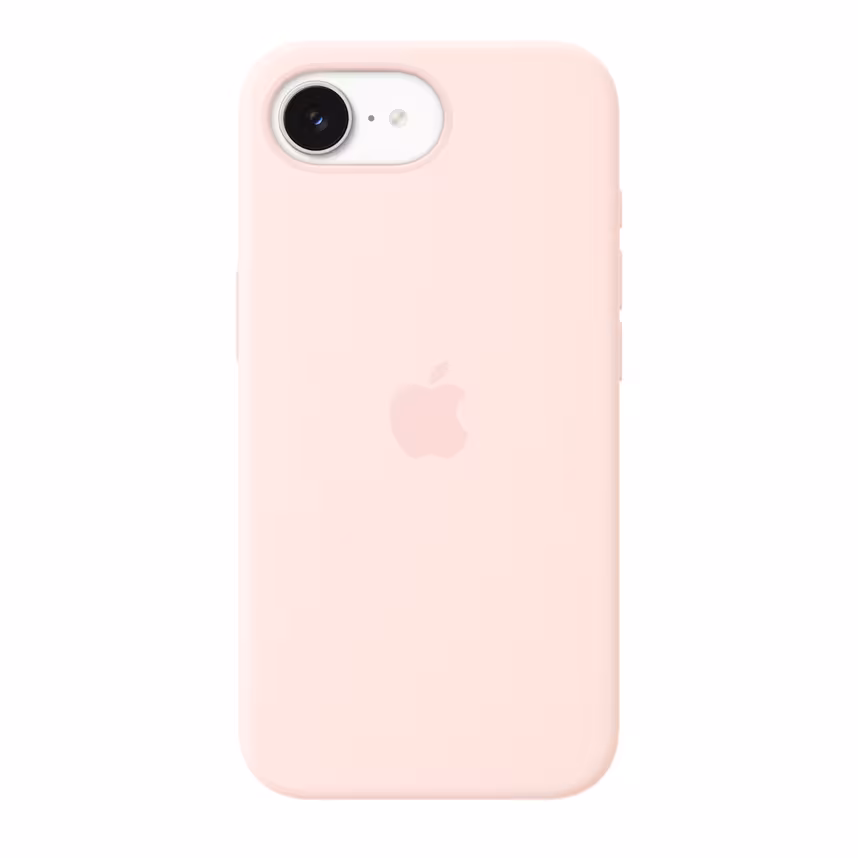 Apple iPhone 17e Silikon Case mit Magsafe zartrose