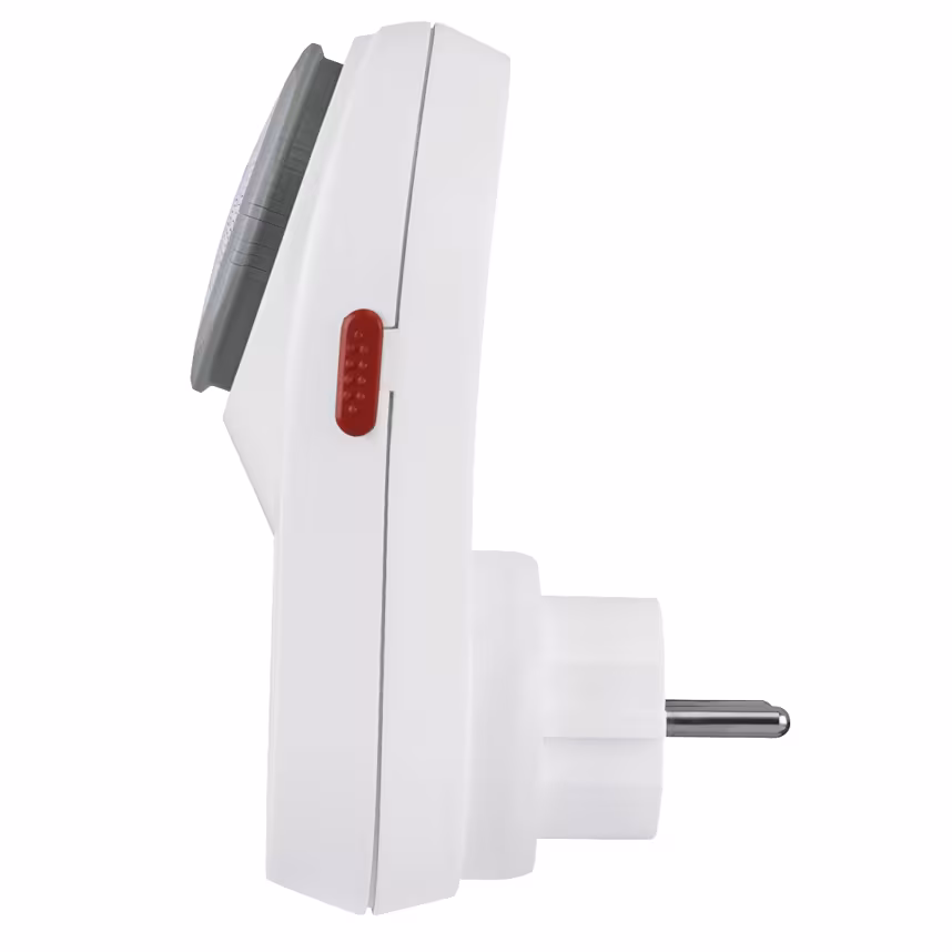 Hama Mechanische Zeitschaltuhr Curved wei&szlig;