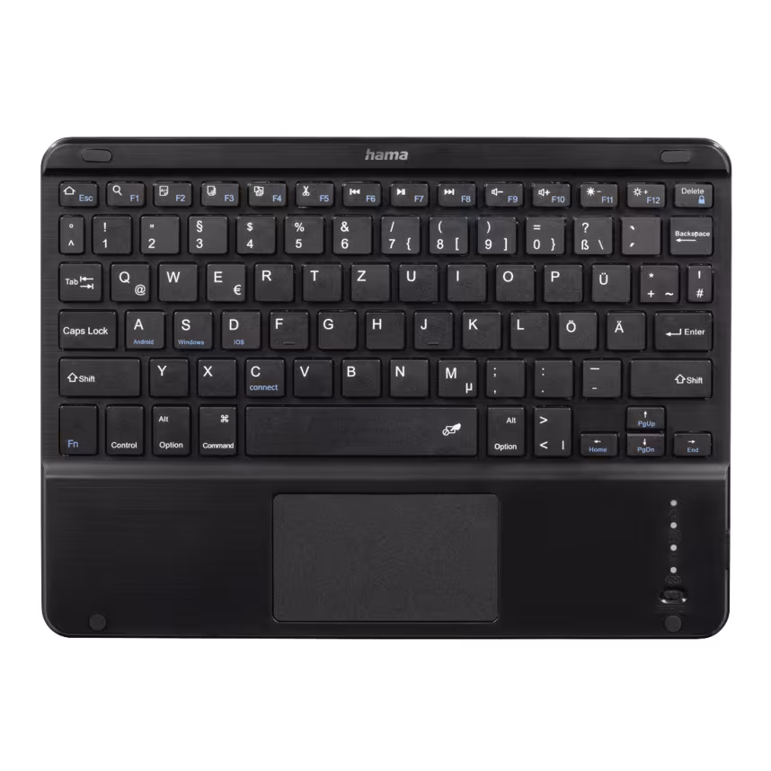 Hama Tablet Case Premium mit Tastatur 9,5-11" schwarz 