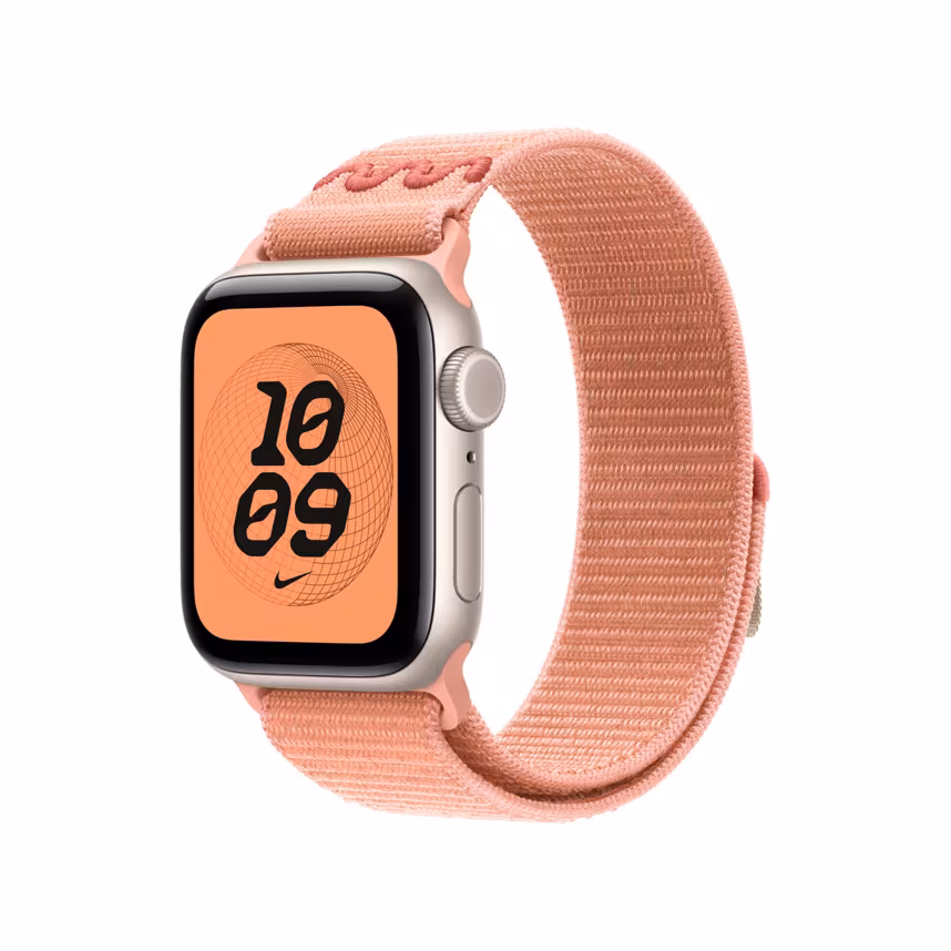 Apple Watch 46mm Alpenglow Pink Nike Sport Loop