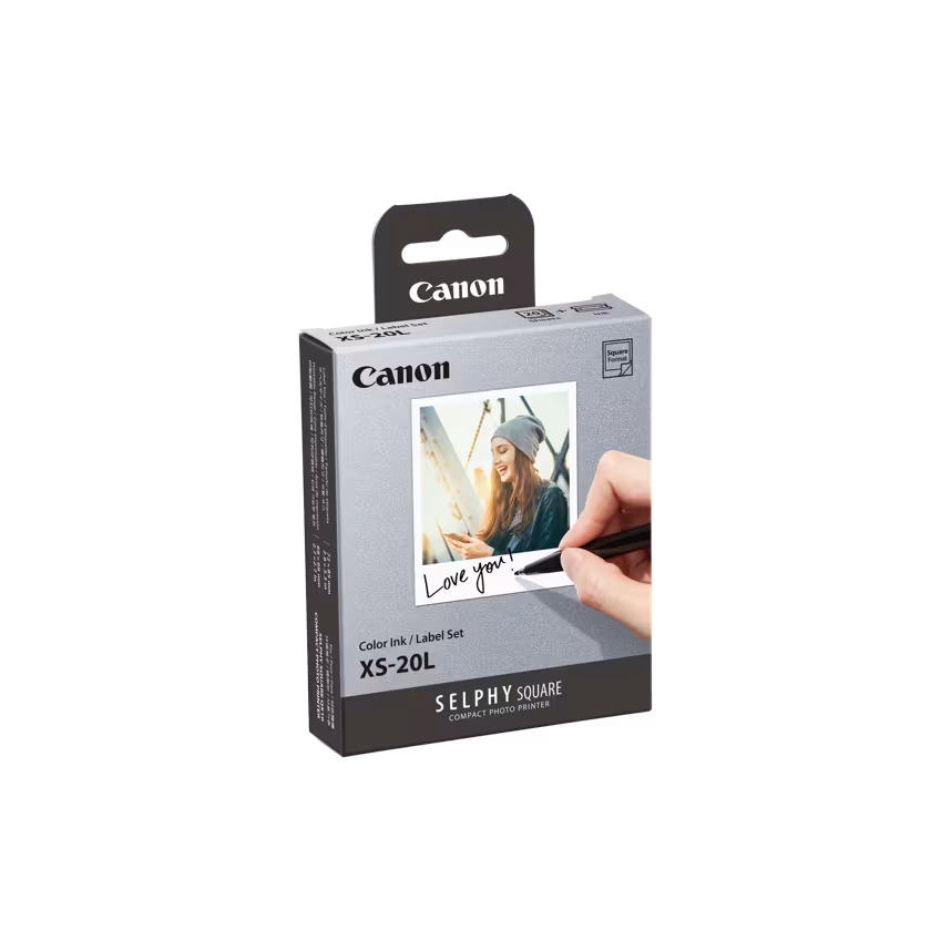 Canon XS-20L Thermopapier mit Kleber&uuml;ckseite f&uuml;r QX-10