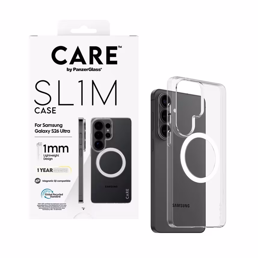 PanzerGlass Care SL1M Case Samsung Galaxy S26 Ultra Clear