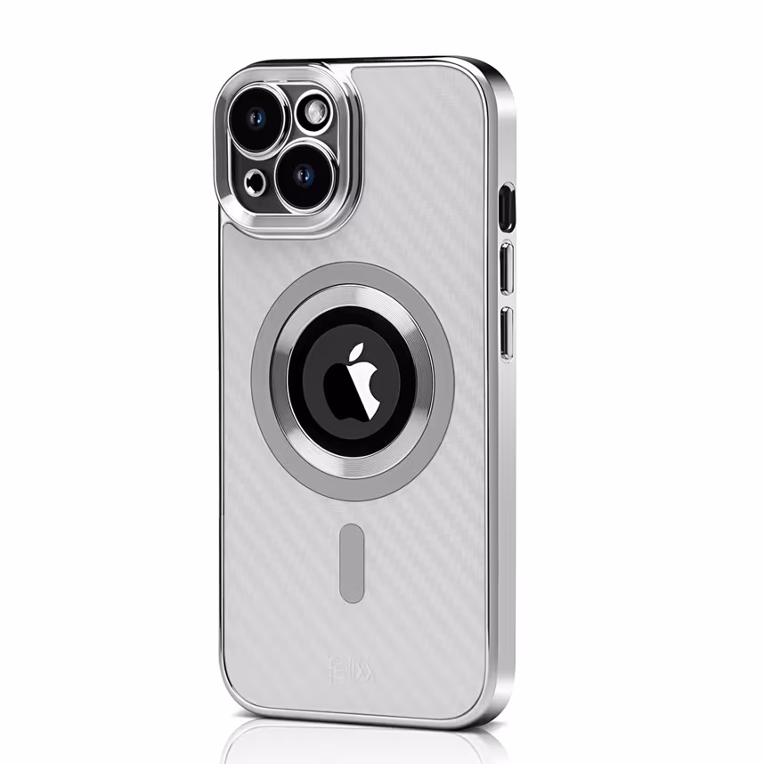 Felixx Back Carbon App iPhone 15 white