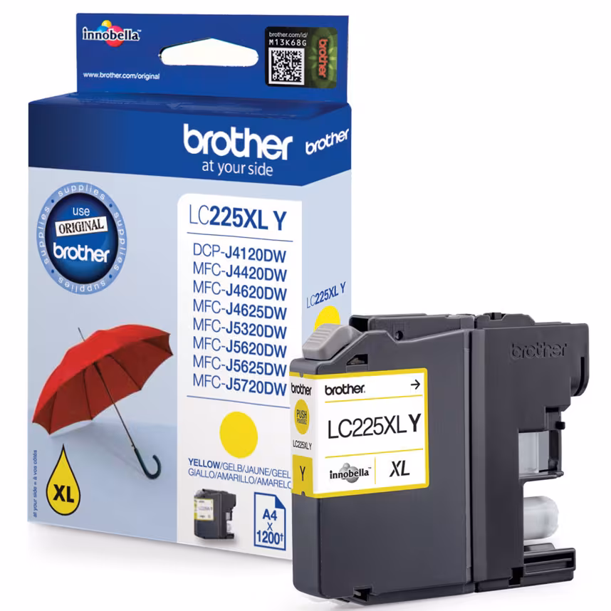 Brother LC225XLY Tinte yellow