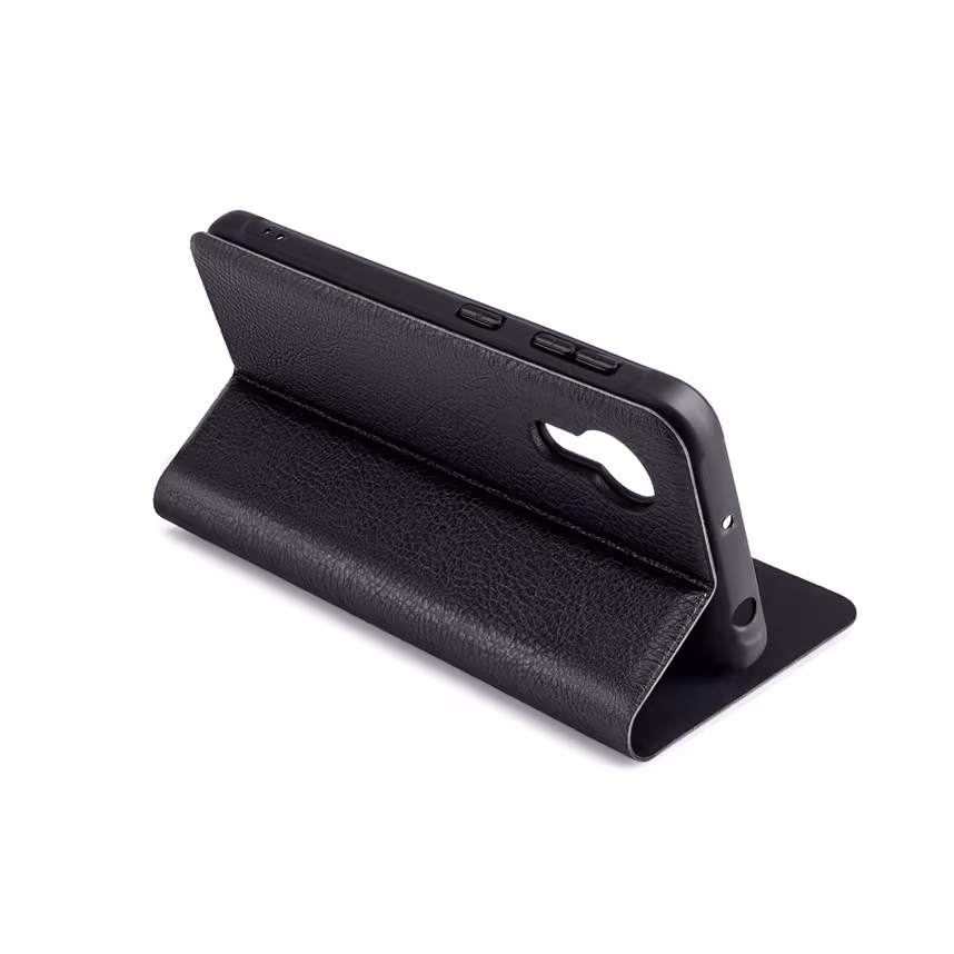 felixx Premium Book Case Venezia black mit Standfunktion und Innenfach für Samsung Galaxy Xcover 5