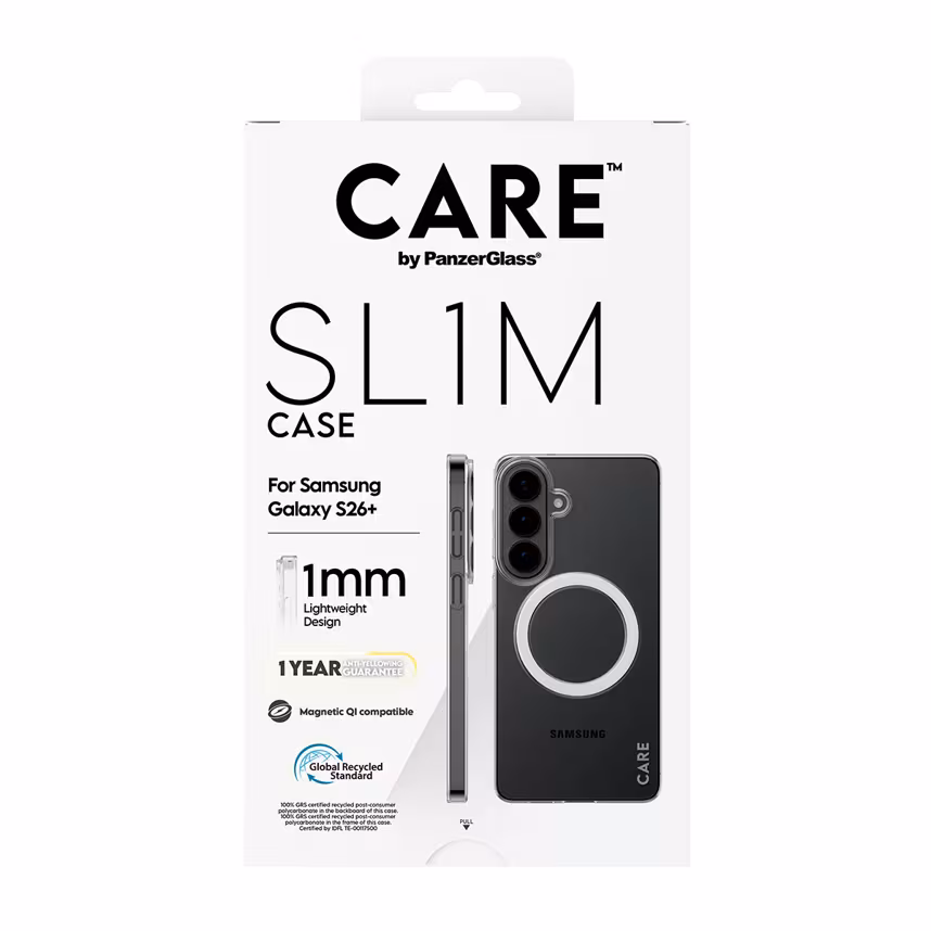 Care Back SL1M mit Qi Samsung Galaxy S26+ clear