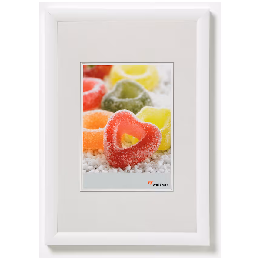 Bilderrahmen Trendstyle 13x18cm Kunststoff weiss