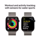 Apple Watch S10 LTE 46mm Natural Titanium+Milanese Loop S/M