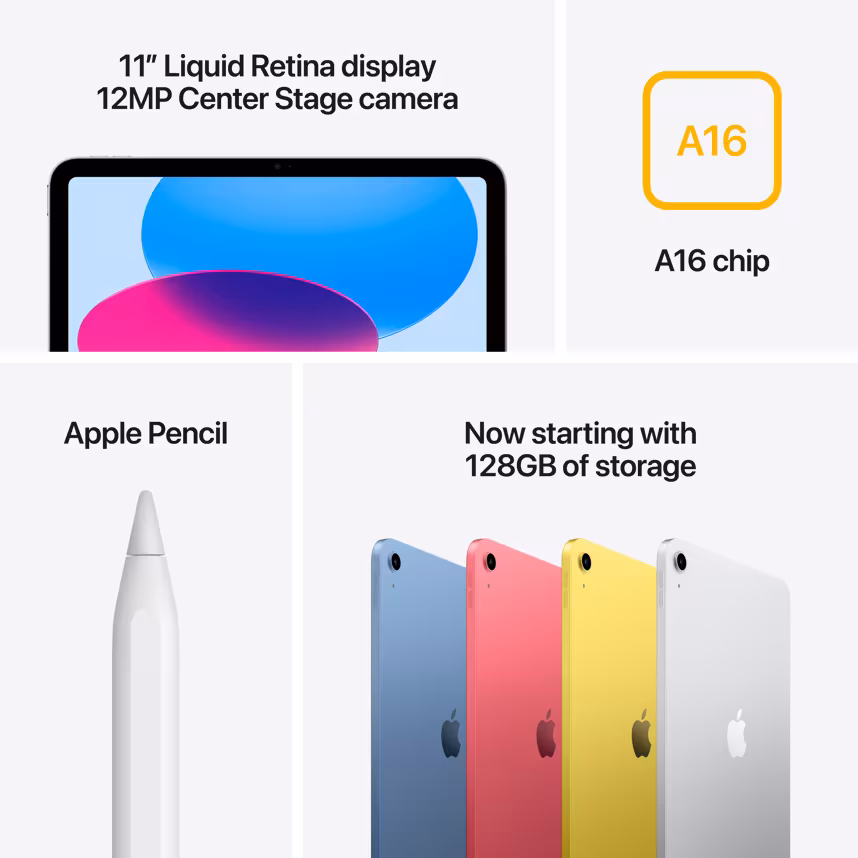 Apple iPad 11" (A16) WiFi + 5G 512GB silber