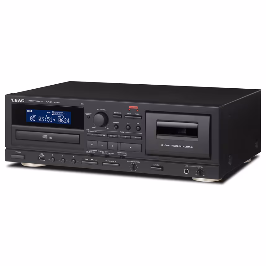 Teac AD-850-SE CD/Cassette/USB Black EU/UK