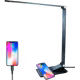 Axxtra Tischlampe mit QI Wireless Ladefunktion Black