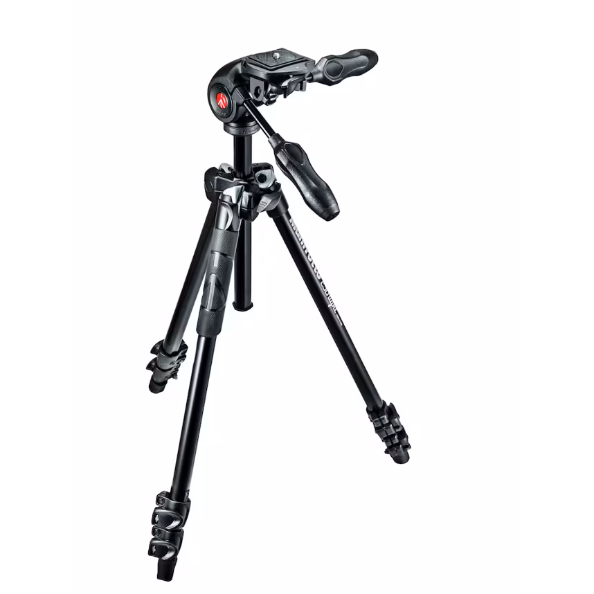 Manfrotto 290 Light Alu mit MH293D3 3-Wege Neiger