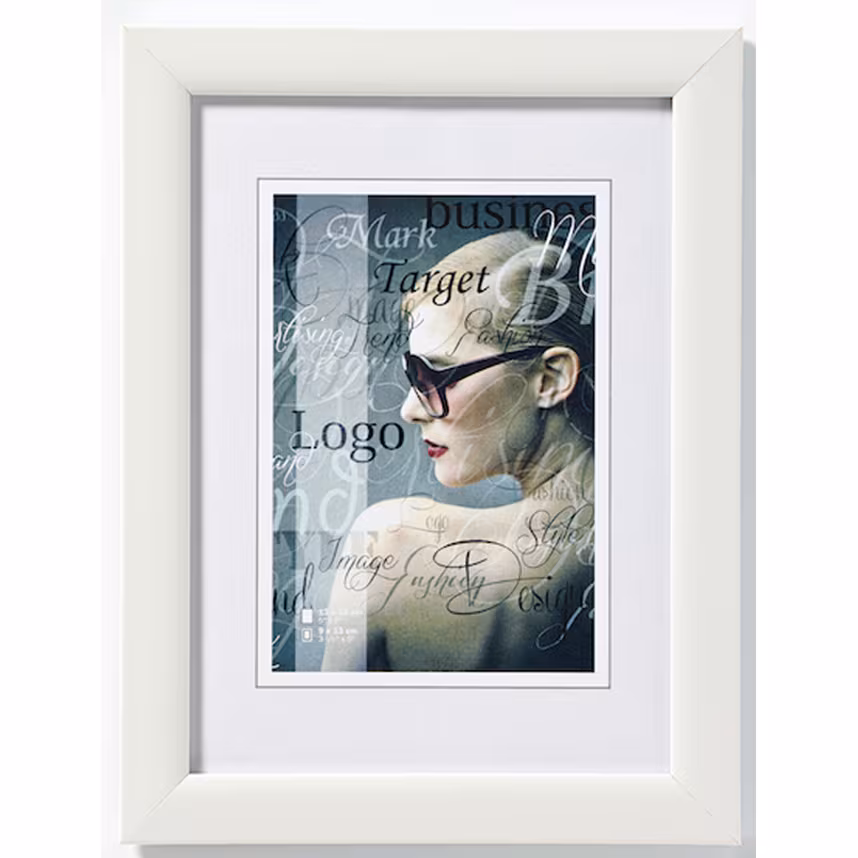 Bilderrahmen Shades 21x30cm Polystyrol weiß