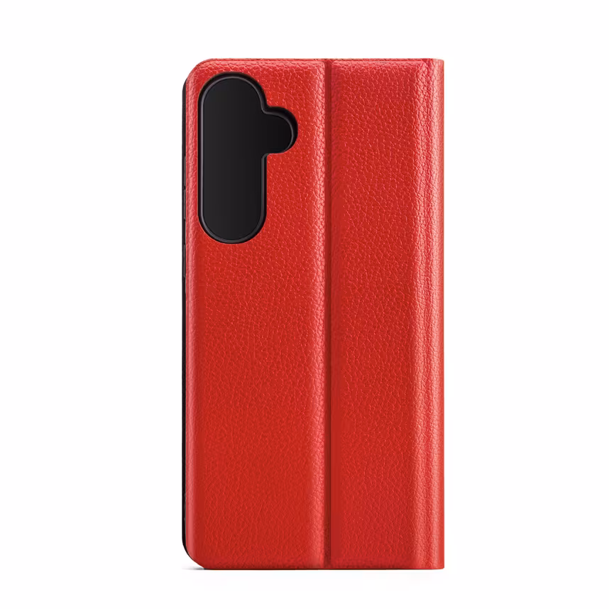 felixx Premium Book Case Venezia fiesta red mit Standfunktion und Innenfach für Samsung Galaxy A35 5G