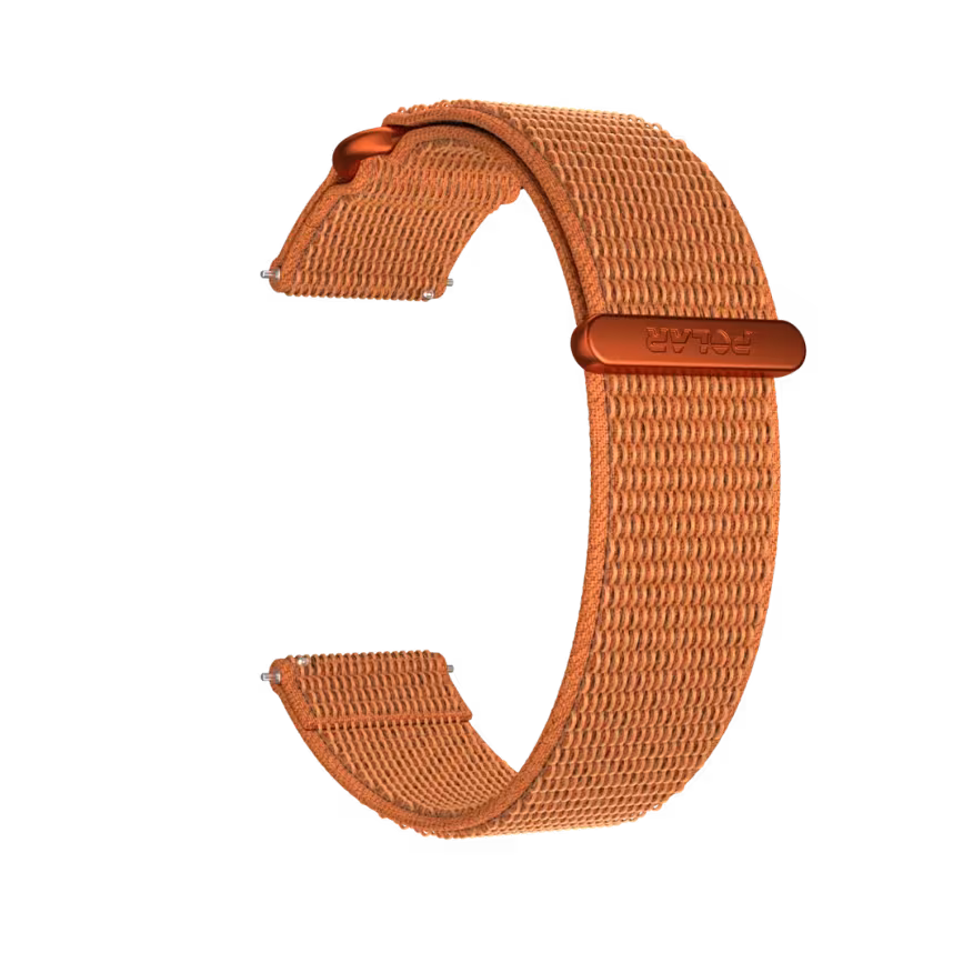 Polar Armband 22mm M/L Hook-Loop orange