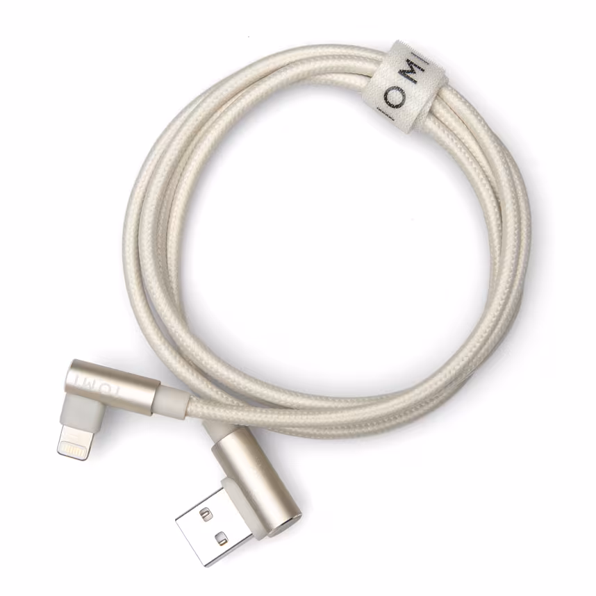 IOMI Datenkabel Lightning beige