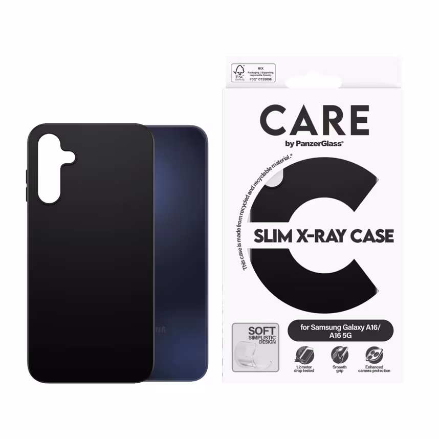 Care Back Cover Fashionable Samsung Galaxy A16 black