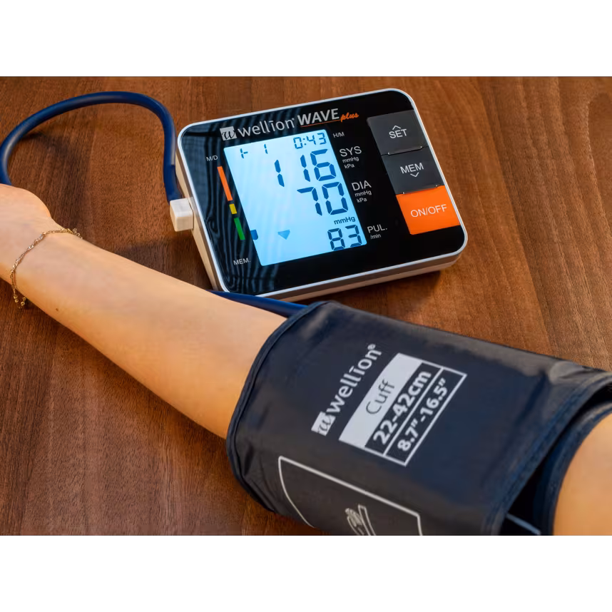 Wellion WAVE PLUS Oberarm-Blutdruckger&auml;t 