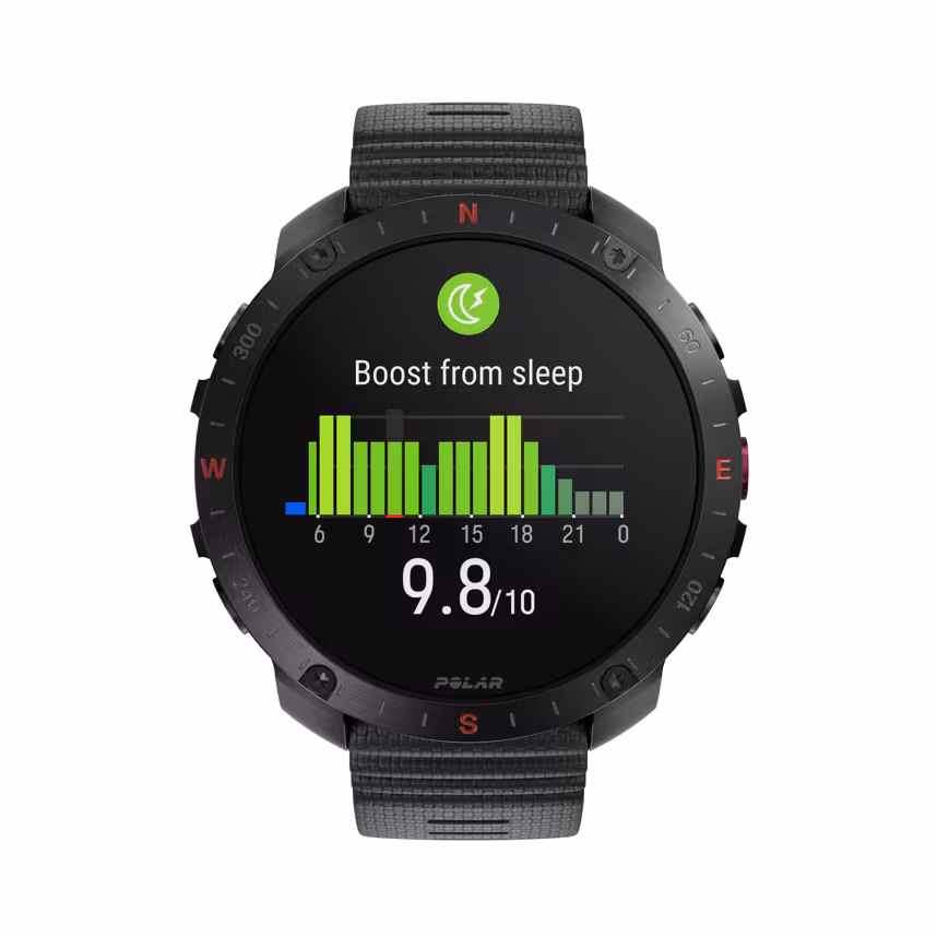 Polar Grit X2 Pro Hook-Loop schwarz