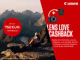 Eine Frau sitzt auf einem Felsen im Gebirge und blickt in die Ferne. Daneben steht folgender Text auf rotem Hintergrund: "Canon Lens Love Cashback. Kaufe eine Kamera und ein Objektiv und erhalte deinen Cashback auf das Objektiv. 15.04.2025 bis 30.06.2025. Bis zu 750€ Cashback." Zusätzlich sind eine Kamera und ein Objektiv von Canon zu sehen.