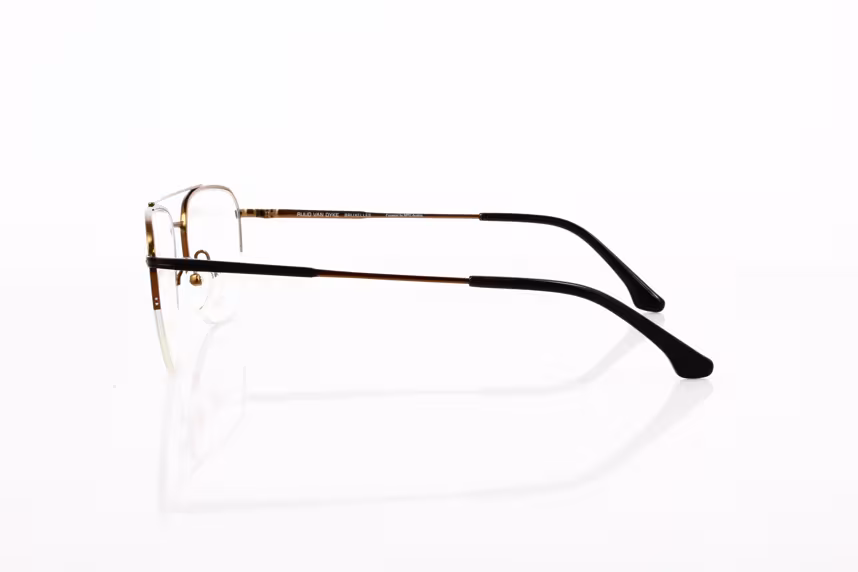 Ruud van Dyke RVD 1144T-1H Herrenbrille Titan Halbrand