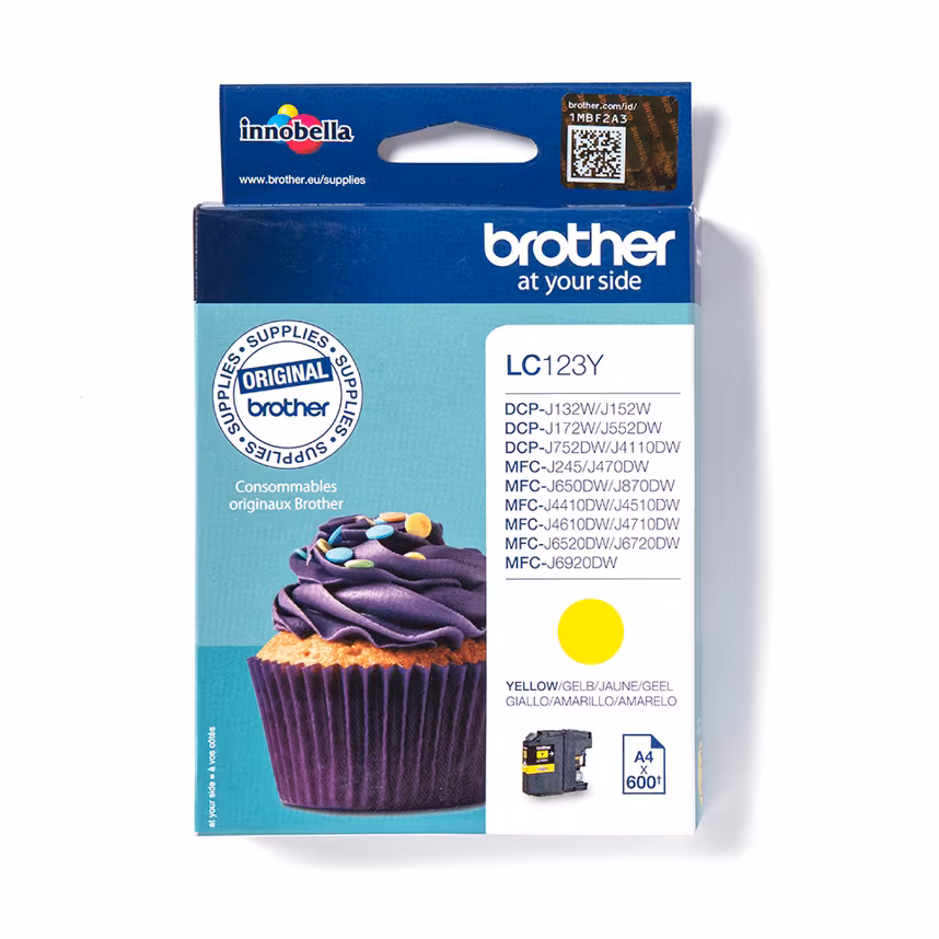 Brother LC-123 Tinte yellow