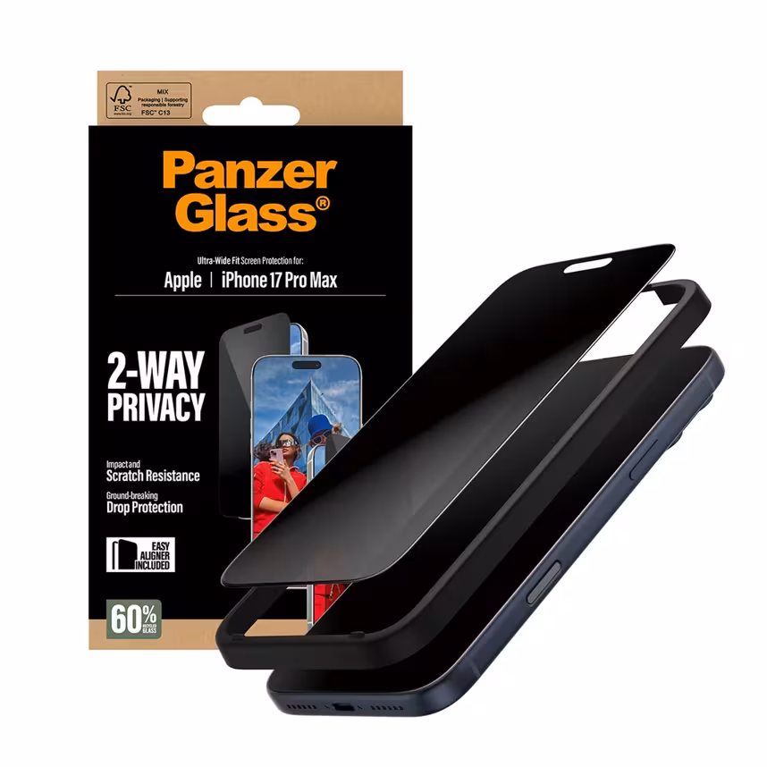 PanzerGlass Privacy Screen Protector iPhone 17 Pro Max