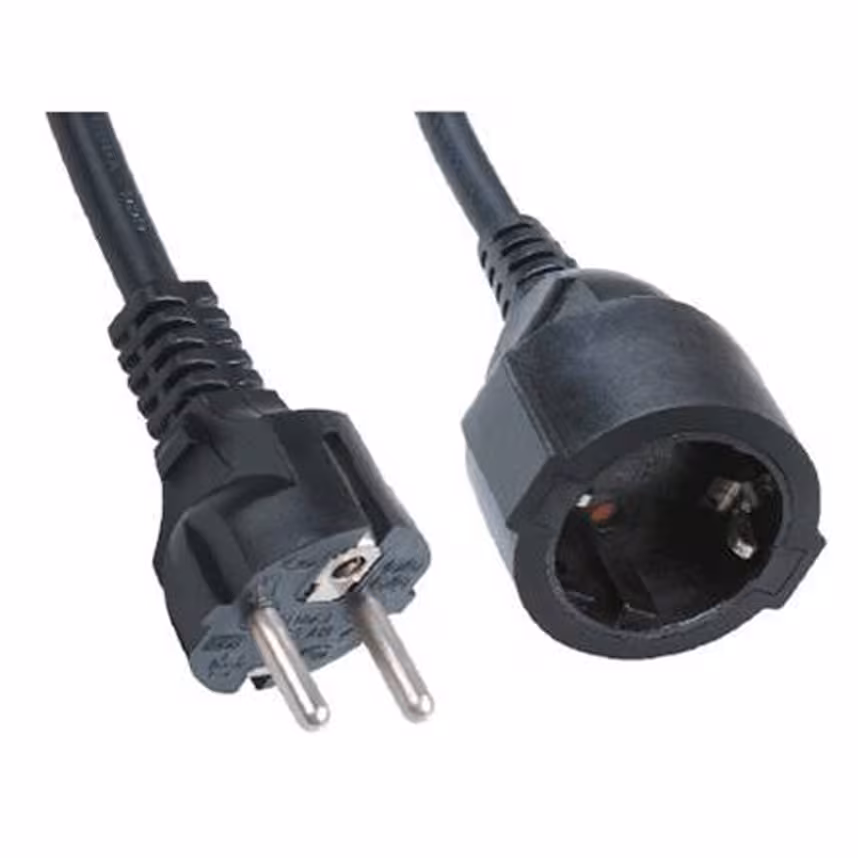 Axxtra Strom Verl&auml;ngerungskabel 5m