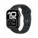 Apple Watch S10 GPS 46mm silver Alu Case + black Band S/M