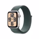 Apple Watch SE GPS 40mm Starlight Alu Case + Green Loop