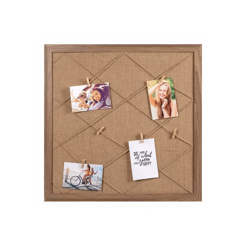 Solid Memoboard 60x60 braun 