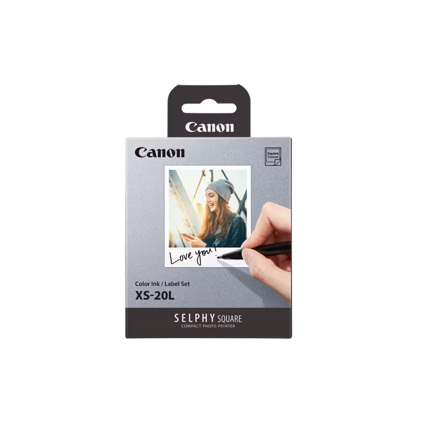 Canon XS-20L Thermopapier mit Kleber&uuml;ckseite f&uuml;r QX-10