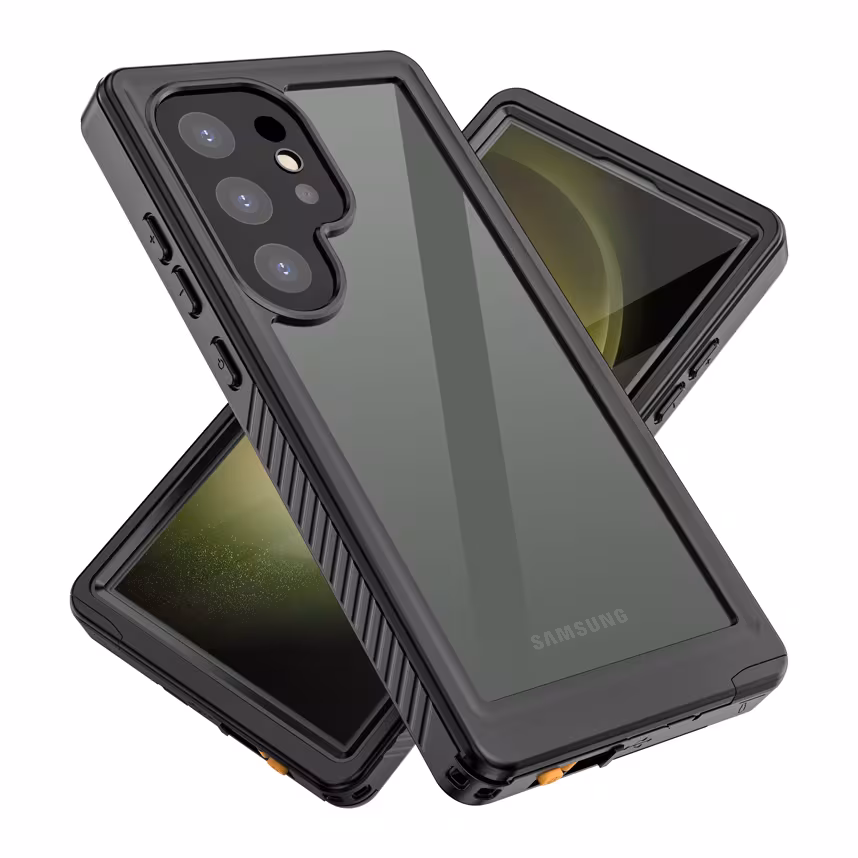 felixx IP68 Waterproof case Black - Samsung Galaxy S24 Ultra