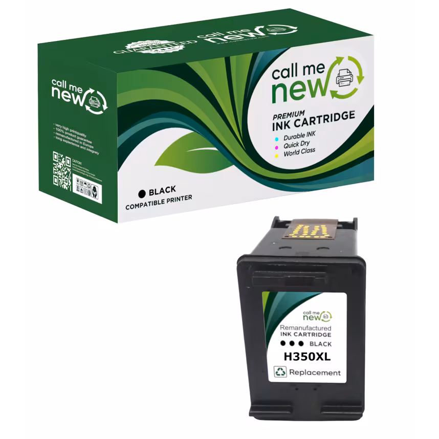 CMN aufber. Tintenpatrone für HP 350XL schwarz