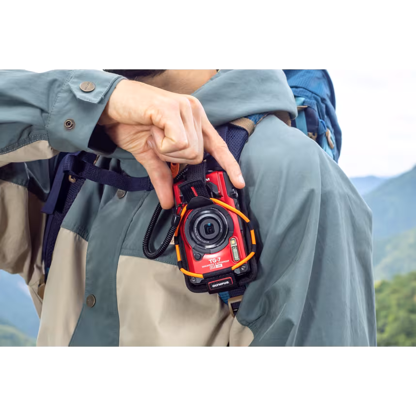 OM System TG-7 schwarz Outdoor-/Unterwasserkamera