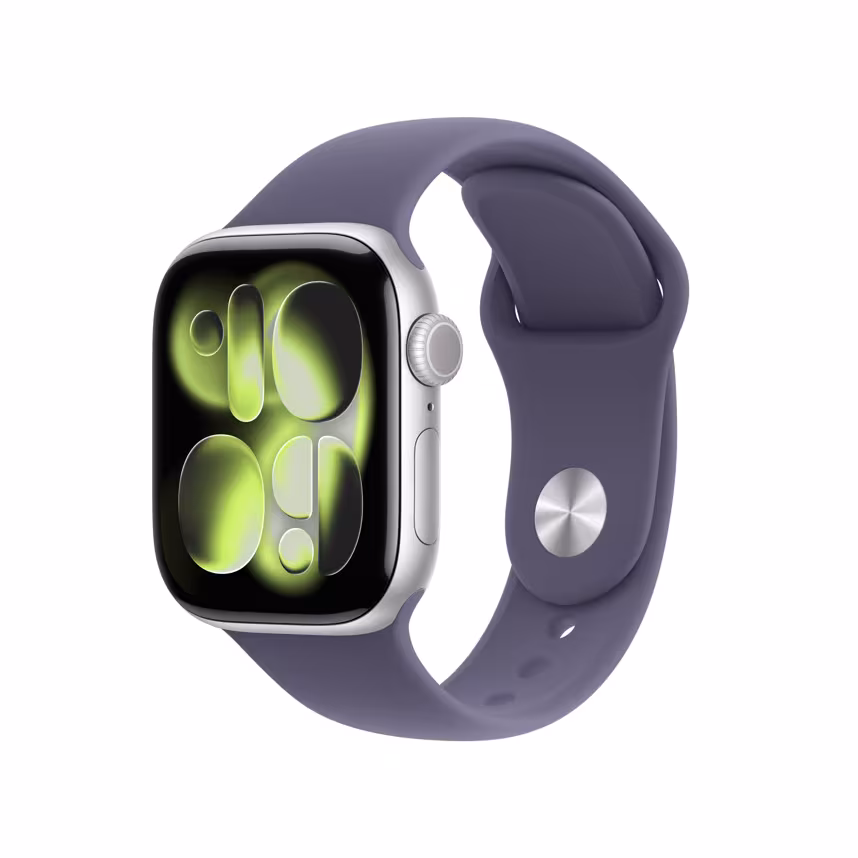 Apple Watch S11 GPS 42mm Silver Alu Case + Purple Fog Sport M/L
