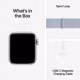 Apple Watch SE LTE 40mm silver Alu Case + blue Loop