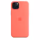 Apple iPhone 15 Plus Silikon Case mit MagSafe guava