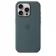 Apple iPhone 16 Pro Silikon Case mit Magsafe lake green