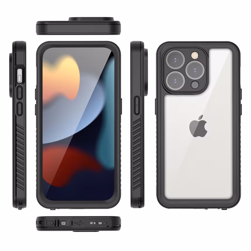 felixx IP68 Waterproof case Black - Apple iPhone 15 Pro