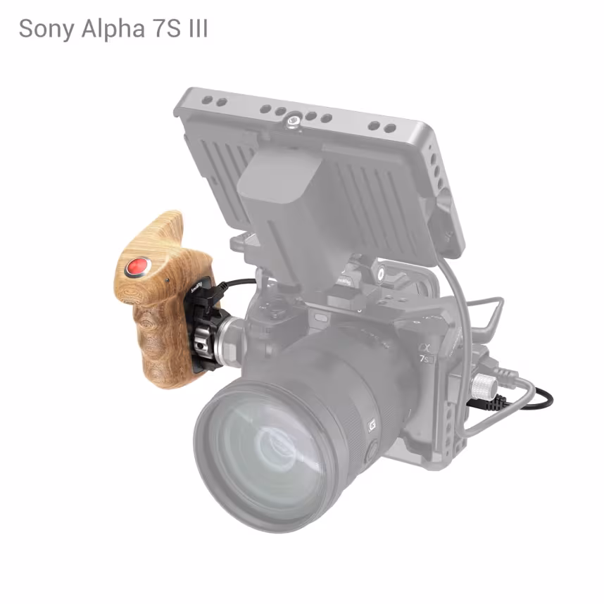 SmallRig Rosette Side Handle mit Record Remote Trigger 