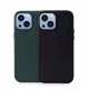 Felixx Back Cover Leder Apple iPhone 15 schwarz