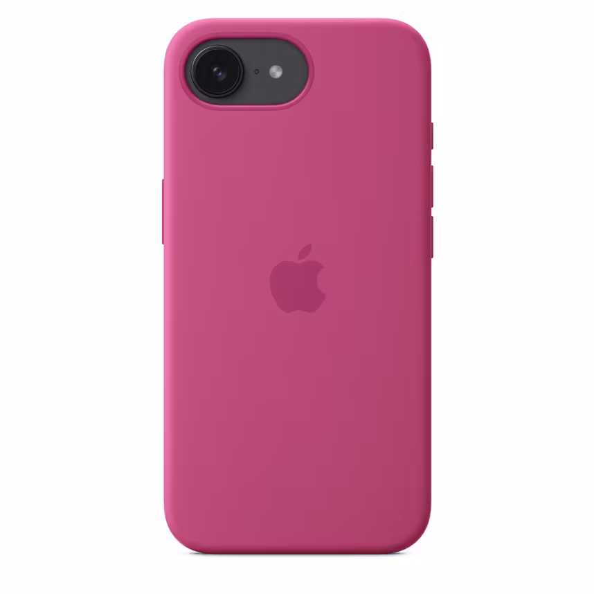 Apple iPhone 16e Silikon Case fuchsia
