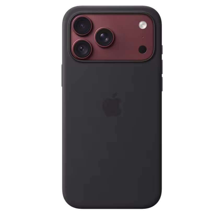 Apple iPhone 18 Pro Max Silikon Case mit MagSafe Black