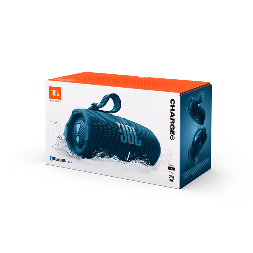 JBL Charge 6 Bluetooth-Lautsprecher blau
